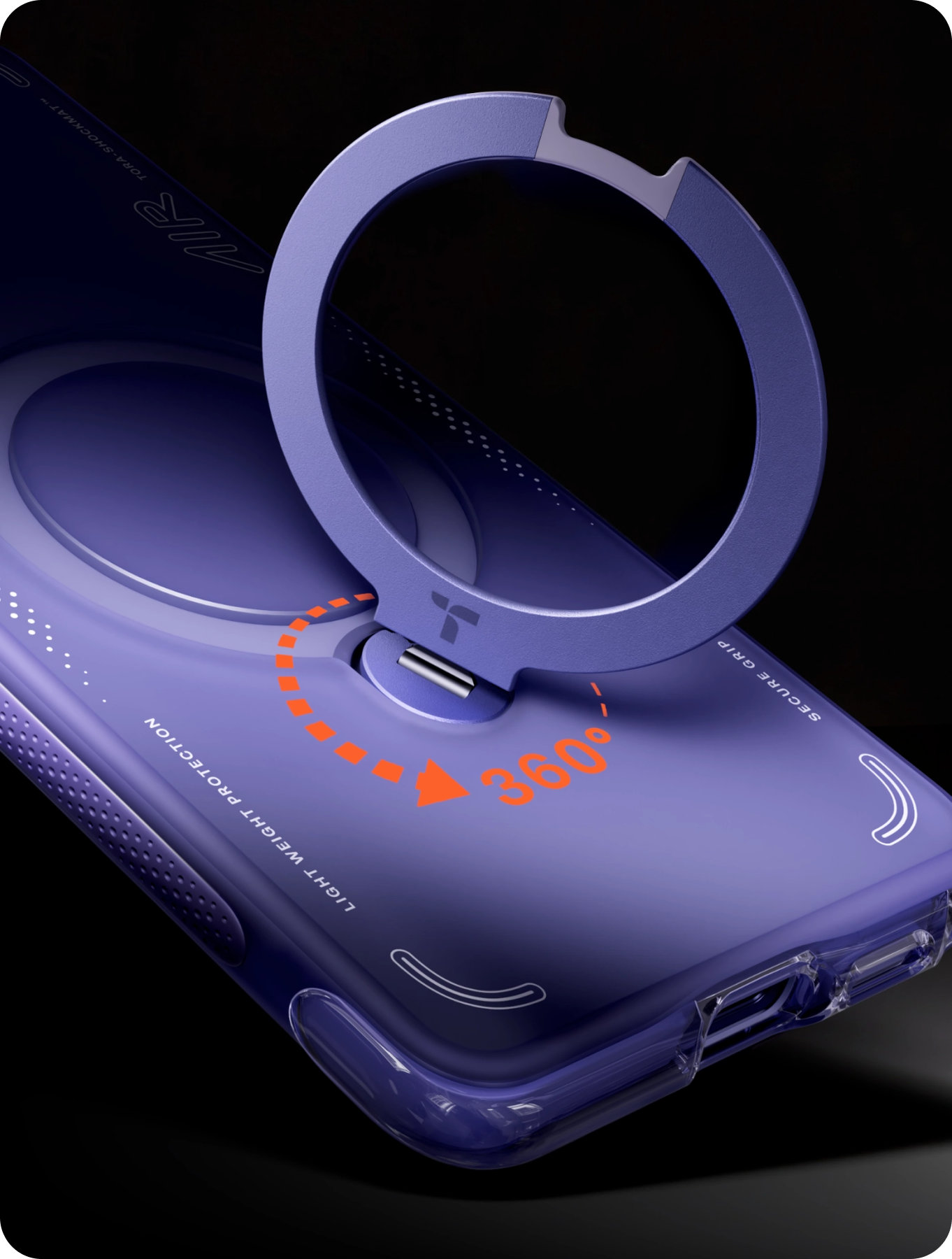 TORRAS Ostand Q3 Air 360-degree rotating ring