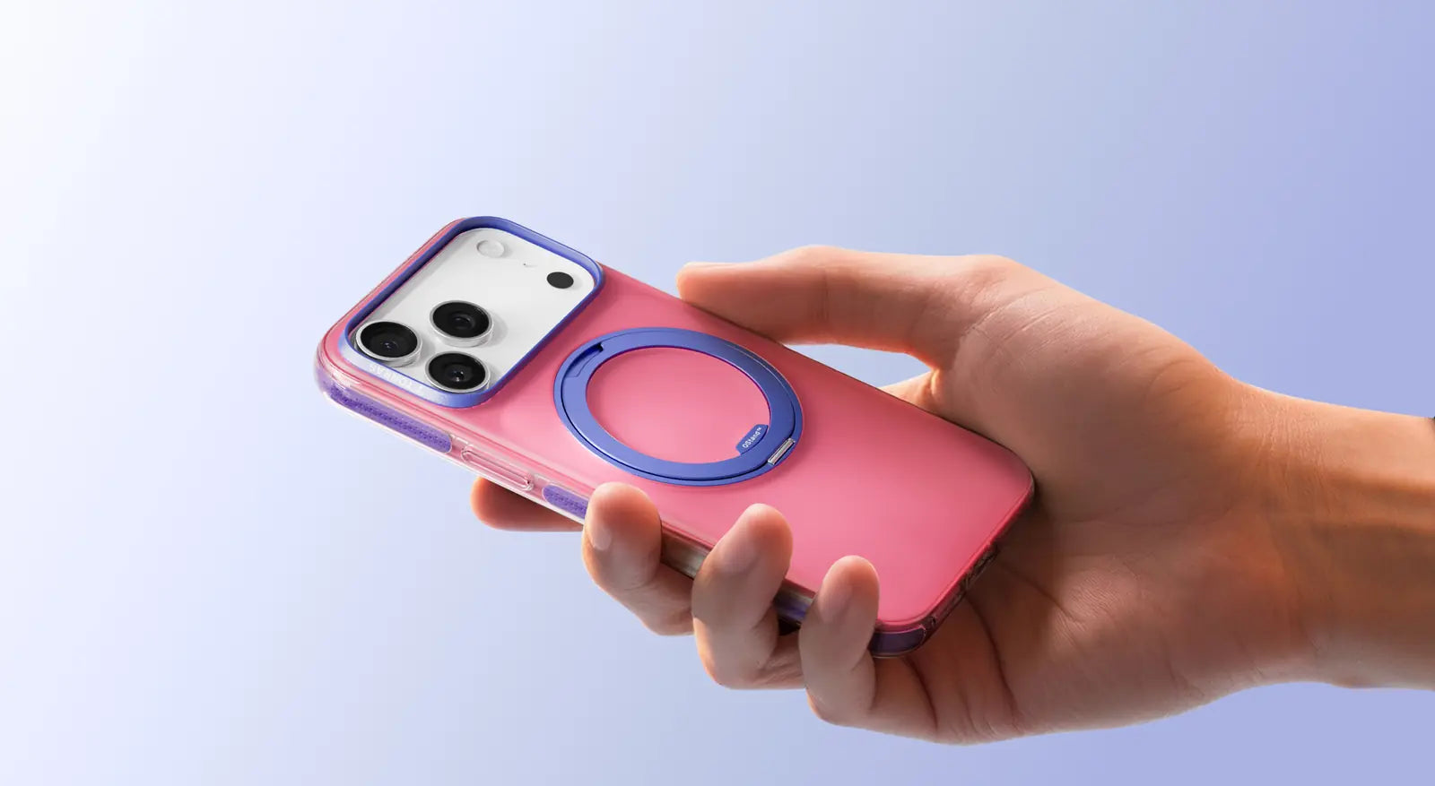 TORRAS Ostand O3 Hue case held in hand