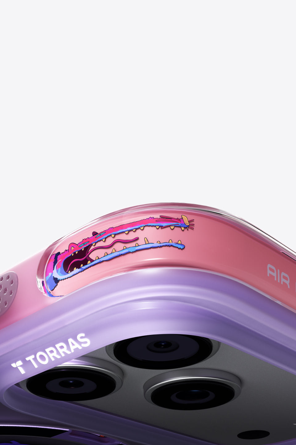corner detail and illustrated element of the TORRAS X GAWX Q3 Air case